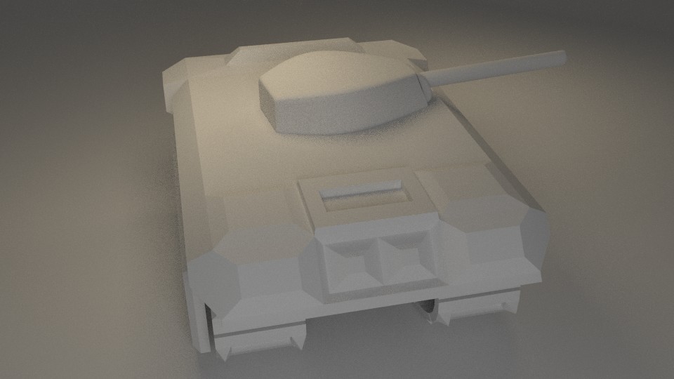 Cartoonish Tank Model preview image 3